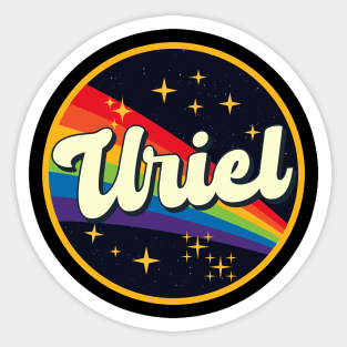 Uriel // Rainbow In Space Vintage Style Sticker